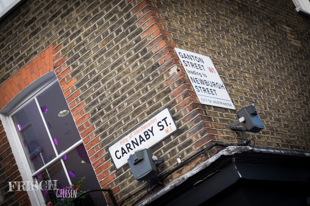 Die Carnaby Street in London.